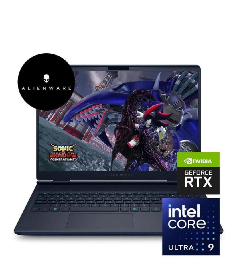 Alienware 16X Aurora Gaming Laptop, Intel Core Ultra 9 275HX Processor, NVIDIA® GeForce RTX™ 5060 8GB(GDDR7) Dedicated, 32GB RAM, 1TB SSD, 16" QHD+ 240Hz Display, Windows 11 Home- Blue