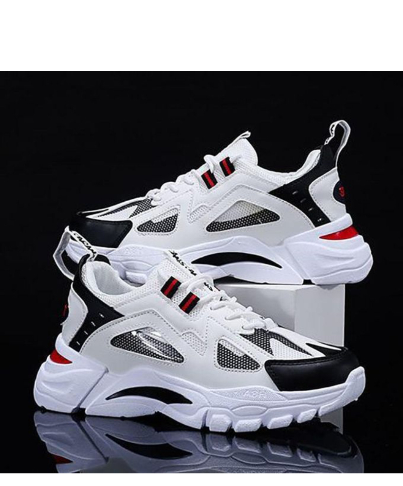 Men's Comfortable Sneakers Male Sport Shoes Outdoor Casual - White